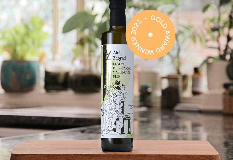 Atelj Zagrad Wins Gold at 2025 NYIOOC World Olive Oil Competition