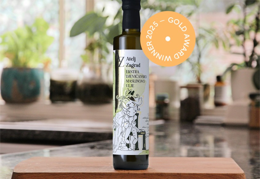 Atelj Zagrad Wins Gold at 2025 NYIOOC World Olive Oil Competition
